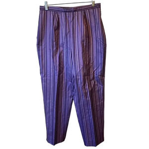 Josephine Chaus 100% Silk Trousers Pants Women Size 10